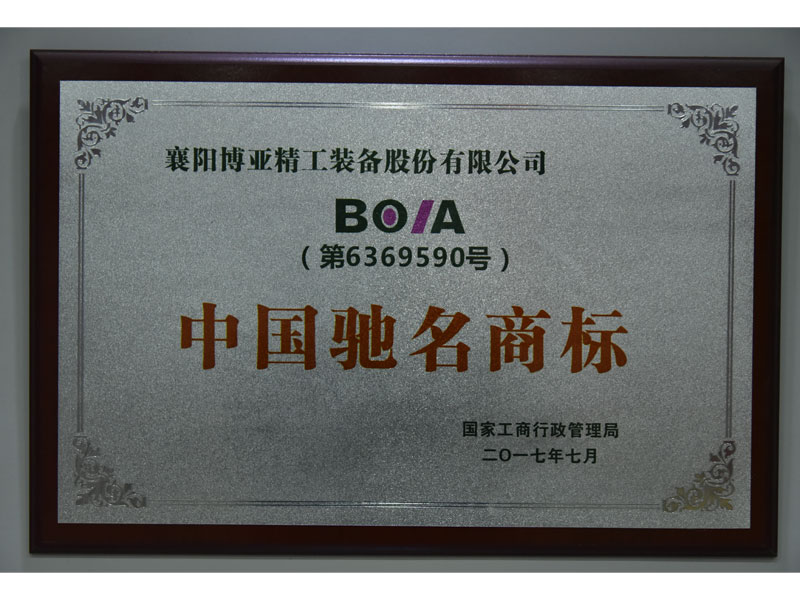 Certificates of Boya Precision Industrial Equipments